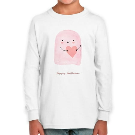 

Pink Little Ghost. Watercolor Long Sleeve Toddler -Image by Shutterstock 4 Toddler
