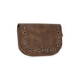 thumbnail image 4 of No Boundaries Women's Fashion Moto Rounded Wallet, Brown, 4 of 4