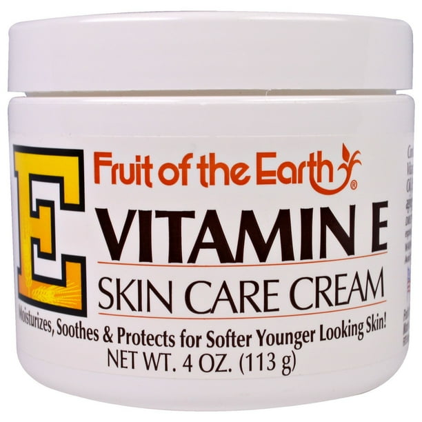 Fruit of the Earth Vitamin E Skin Care Cream Moisturizing 4 Ounce, 2