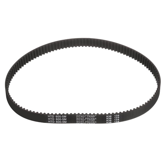 1pcs HTD-5M Rubber Timing Belt 120 Teeth, 600mm Pitch Length x 15mm Width x 3.6mm Height, Closed Loop Pulley Timing Belt