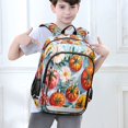 thumbnail image 6 of FORMRS School Backpack 17" Student Travel Bag with Laptop Compartment, Watercolor Tomatoes, 6 of 7