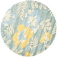 thumbnail image 4 of SAFAVIEH Soho Brooklyn Floral Wool Runner Rug, Blue/Multi, 2'6" x 8', 4 of 9