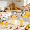thumbnail image 5 of 1800ml Large Capacity Glass Cold Water Pitcher with Capacity Scale, Food-Grade Borosilicate, Removable Filter, Non-Slip Base, Ideal for Home & Restaurant Use, 5 of 5