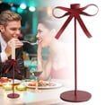 thumbnail image 2 of Taper Candlestick Holders Metal Candle Holders Valentine's Day High End Ornaments Butterfly Bows High Legged Candle Holders Home Crafts Valentine's Day Celebration Decorations, 2 of 6