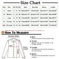 thumbnail image 3 of CHUANK Hauts en Tricot à Manches Longues pour Femmes Col Rond T-Shirt Décontracté pour Femmes Col Rond Manches 3/4 Chemise Ample Imprimée Blouse Hauts Chandail Imprimé à Enfiler Hauts Blouse à Rayures à Boutons Économies d'Été Cle, 3 of 5