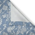 thumbnail image 6 of Ambesonne Blue and White Valance & Curtain, Garden Flower Motif, 55"x30", Blue White, 6 of 7