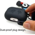 thumbnail image 3 of REEYEAR Protective Case Cute Replacement Case Compatible for AirPods Pro Drop Proof Silicone Skin & Cover for Apple, 3 of 5