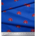 thumbnail image 2 of Soimoi Modal Satin Fabric Artistic Floral Decor Fabric Printed Yard 42 Inch Wide, 2 of 5