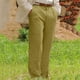 thumbnail image 1 of Pantalones casuales holgados de pierna recta para hombre, de longitud completa, con bolsillo frontal plisado doble., 1 of 5