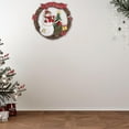 thumbnail image 3 of Let It Snow Wooden Snowman Wreath Hanger Small, 3 of 3