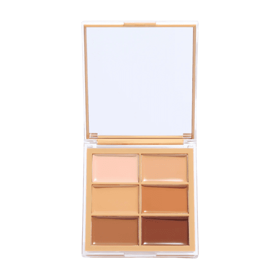 Beauty Creations - Snatchural Cream Contour and Highlight Palette, Sand, Blendable Soft Matte, All Skin Types, 6 Shades