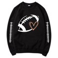 thumbnail image 5 of XIYON Womens Sweatshirts Funny Graphic Sweatshirt Casual Cozy Crewneck Long Sleeve Pullover Top for Fall Winter, 5 of 6