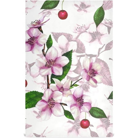 

Kitchen Towels Flower Floral Pattern Pattern Cleaning Towel Absorbent Hand Towels Tea Towels for Home Restaurant Dish Clean 28 x 18 1PC