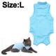 thumbnail image 1 of Traje de recuperación profesional para gatos, adecuado para heridas abdominales o enfermedades de la piel, reemplazo de collar electrónico para gatos y perros, use heridas antilamer después de la cirugía Ormromra 220289-5, 1 of 8