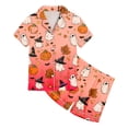 thumbnail image 6 of 2-3 Years Toddler Girls Pajama Set Home Short Sleeve Shorts Pajama Set Halloween Pajamas Girls Pajamas, 6 of 6