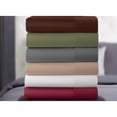 thumbnail image 2 of Blue Ridge Home Fashions Inc Hotel Peninsula Microfiber Wrinkle Resistant Bed Sheet Set Burgundy King, 2 of 5