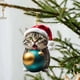 thumbnail image 4 of Adornos navideños para colgar, decoración de dibujos animados, lindo gato, regalo de Navidad, árbol colgante personalizado para fiesta, 2023, 4 of 4