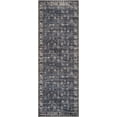 thumbnail image 4 of Bloom Rugs Washable Non-Slip 12 ft Runner - Black / Brown Traditional Oriental Runner for Entryway, Hallway, Bathroom, and Kitchen - Exact size: 2.5' x 12', 4 of 10