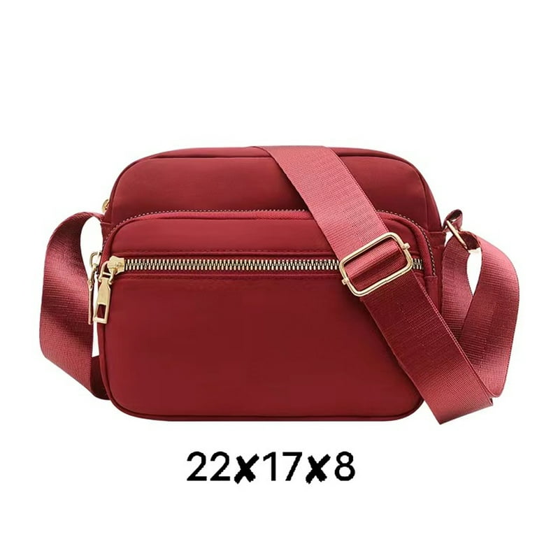 MKP Large Crossbody Bags for Women Monogram Triple Zip Pocket Cross Body  Purses and Handbags