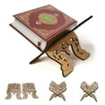 thumbnail image 2 of Flmtop Book Shelf Fine Workmanship Wide Application Wood Detachable Sturdy Storage Holder Household Supplies, 2 of 10