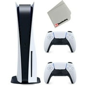Sony CFI-1015A Playstation 5 Version with Extra DualSense Wireless Controller, Black and White