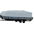 thumbnail image 2 of Carver Sun-DURA Styled-to-Fit Boat Cover f/24.5 Pontoons w/Bimini Top Partial Rails - Grey [77624S-11], 2 of 2