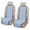 Sky Blue, variant on Uorisanigo Orange Car Seat Covers 2 PCS Quilted Front Car Seat Cushion Car Seat Protectors Non‑Slip Automotive Interior Accessories Fits Leather & Fabric Car Seats Universal Fit Most Cars
