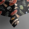 thumbnail image 5 of Red Mushroom Snail Black Pattern Square Tablecloth,Waterproof Square Table Cover,Wipeable Spillproof Washable Table Cover for Home Kitchen Party Decor 42"X42"(107x107cm), 5 of 6