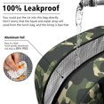 thumbnail image 5 of Insulated Lunch Bag for Women, Floral Print Oxford Fabric Lunch Box, Leakproof Thermal Cooler Tote for Work, School & Picnic, Camo, Camouflage Print, 5 of 5