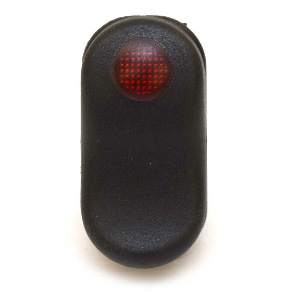 On/Off Boat Rocker Switch | Blank 3 Spade 14 Volt Red Illuminated