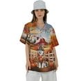 thumbnail image 4 of Thanksgiving Siberian Husky Pilgrim Grateful, Thankful, Blessed Fall Welcome Hawaiian Shirt Breathable Summer Unisex Merch Husky Dog Lover Gifts - 00021, 4 of 6