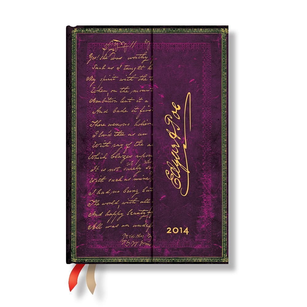 Poe Tamerlane 2014 Weekly Planner Mini 3 5 X 5 5 Horizontal 3 1 2 