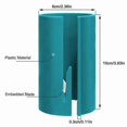 thumbnail image 1 of Gift Paper Cutter Cutter Paper Sliding Cutting Tool Roll Paper Cutter Tool Gift Paper Cutter Blue White For Decoration Gift Christmas Package, 1 of 5