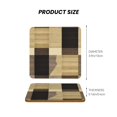 thumbnail image 3 of Multi-Shape Mdf Cork Coaster 4 Pieces Of Anti-Slip, Anti-Wear And Anti-Fouling 3.9in Easy To Clean And Stable Structure Sandybrown Buffalo Plaid Check Tartan Scotland_1 Square, 3 of 7