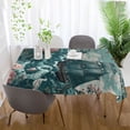 thumbnail image 6 of 60x108 Inch Tablecloth Polyester Square Tablecloth for Home Kitchen Dinner Decor Elegant Nautical Scene, 6 of 9