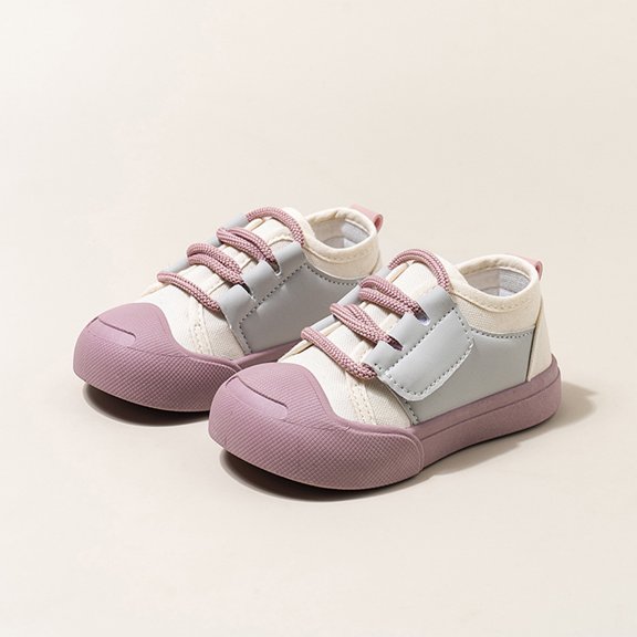 Willtoo Toddler Shoes Boys & Girls - Comfortable Tennis Walking Sneakers with Adjustable Hook and Loops Athletic Running Non Slip Casual Canvas Shoe