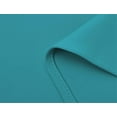thumbnail image 3 of (K54) Teal 2 Panel Silver Grommets Kitchen Tier Window Curtain 3 Layered Thermal Heavy Thick Insulated Blackout Drape Treatment Size 30" Wide X 54" Length, 3 of 3