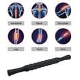 thumbnail image 5 of Muscle Roller, Massage Roller Stick For Athletes, Help Reducing Muscle Soreness Cramping Tightness Leg Arms Back Calves Muscle Massager - Black, 5 of 5
