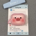 thumbnail image 2 of pink cute piglet for For AirPods 4 generation protective case new for Apple for For AirPods Pro23 generation anti-fall earphone protective case (Pink,For Airpods Pro), 2 of 6