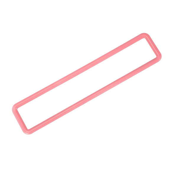 Unique Bargains 1 Pc Flasher Light Switch Panel Trim for Jeep Wrangler JK 2011-2017 Central Control Light Button Panel Cover Tirm ABS Pink