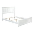 thumbnail image 2 of AFI Mission Full Traditional Bed with Matching Footboard and Turbo Charger in White, 2 of 6