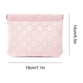 thumbnail image 2 of Deeceymbur Mini Makeup Bag Small Travel Cosmetic Pouch PU Waterproof Storage Lipstick Pens Cables Toiletry Organizer 5.9x3.9x0.8 Inches, 2 of 6