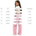 thumbnail image 5 of TIREOW Girls Cargo Sweatpants Solid Color Elastic Waist Wide Leg Cargo Sweat Pants Baggy Casual Cargo Pants with Multi-Pockets, 5 of 9