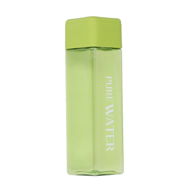 Transparent Water Bottle, Food Grade 17oz Leak Proof Water Bottle 500ml For Activity Green