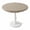 Khaki, variant on TOPCHANCES Fitted Round PVC Tablecloth 35 Inch, Waterproof Oil-Proof Vinyl Table Cover for Kitchen Dinning Room Picnic Holiday Party Decoration (Gray)