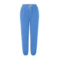 thumbnail image 2 of Blue Sweatpants Women's Bottom Sweatpants Joggers Pants Workout High Waisted Yoga Pants with Pockets Fashion Clothing, 2 of 5