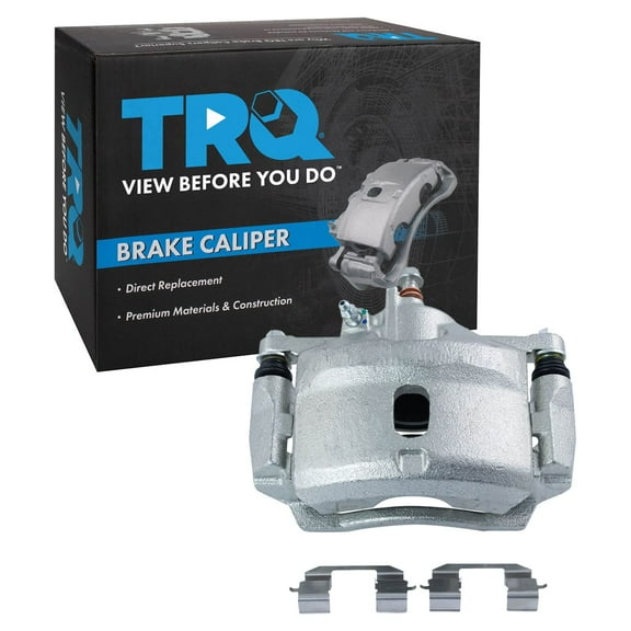 TRQ Front Left Right Brake Caliper w/Bracket Driver Passenger Side Compatible with 1996-2011 Honda Civic 2010-2014 Insight