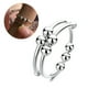 thumbnail image 3 of Anillo Antiansiedad Con Cuentas Ajustables Anillos De Acero Inoxidable Anillo Giratorio Regalos De Joyería Scienceny AP005825-00, 3 of 6
