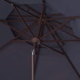 thumbnail image 3 of SAFAVIEH Outdoor Collection Zimmerman 9-Foot Market Umbrella Navy/White, 3 of 6