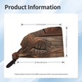 thumbnail image 5 of Vsdgher Rustic American Flag Wood Men Women Adjustable Cap Working Hat Tie Back Cap, Work Cap, 5 of 7